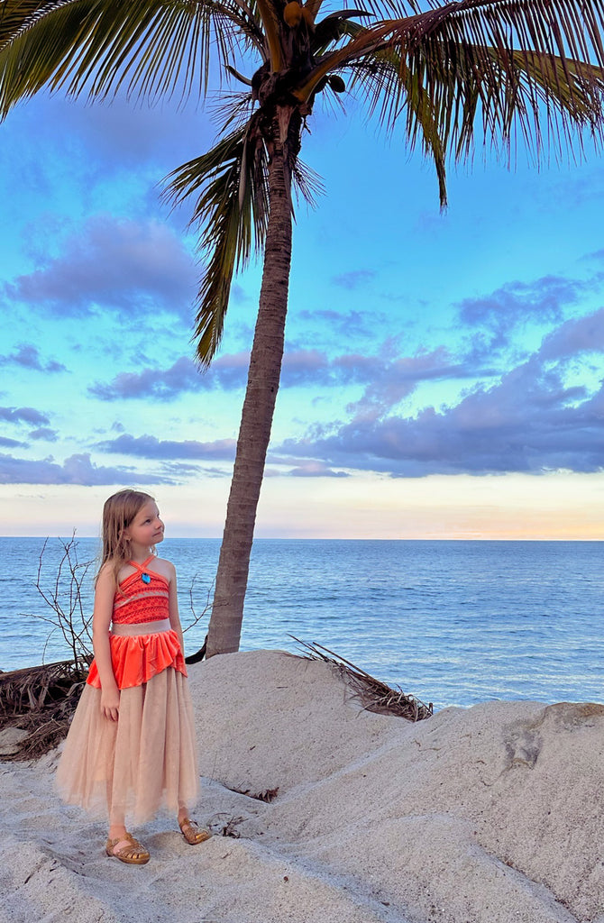 Disney Moana Island Princess Dress cruise pageant vacation princess dress