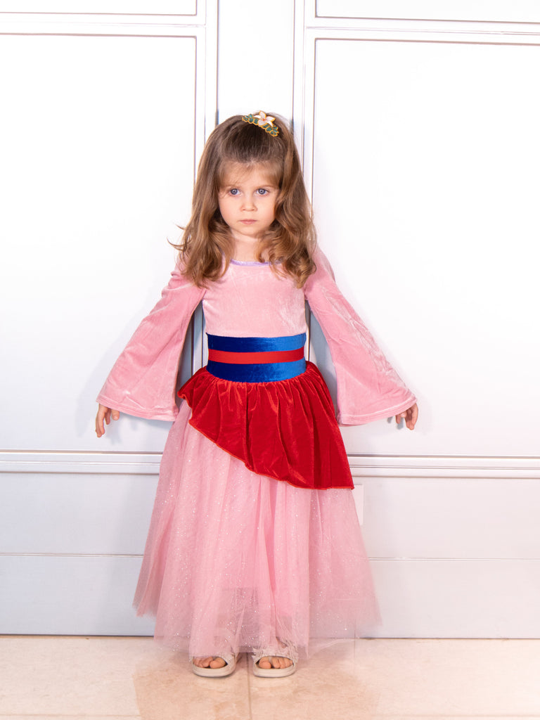 strapless open back dress Gothic Princess Costume for Kids, Minidress main image 0