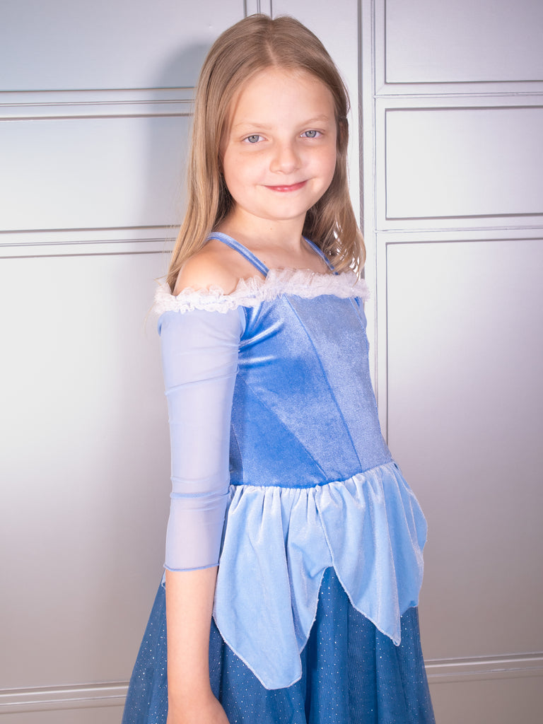 The Blue Sleeping Princess Dress Luxury Kids Costume by Teresita Orillac Joy Costumes The Blue Sleeping Princess Dress Luxury Kids Costume by Teresita Orillac Joy Costumes