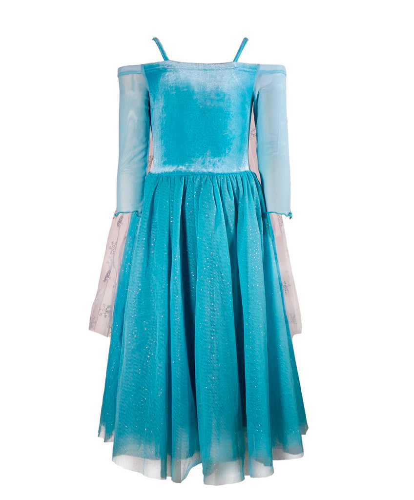 Sensory Sensitive girl dresses Comfortable non itchy dress up Disney Frozen Elsa Dress for 2 3 4 5 6 7 8 Year old girl