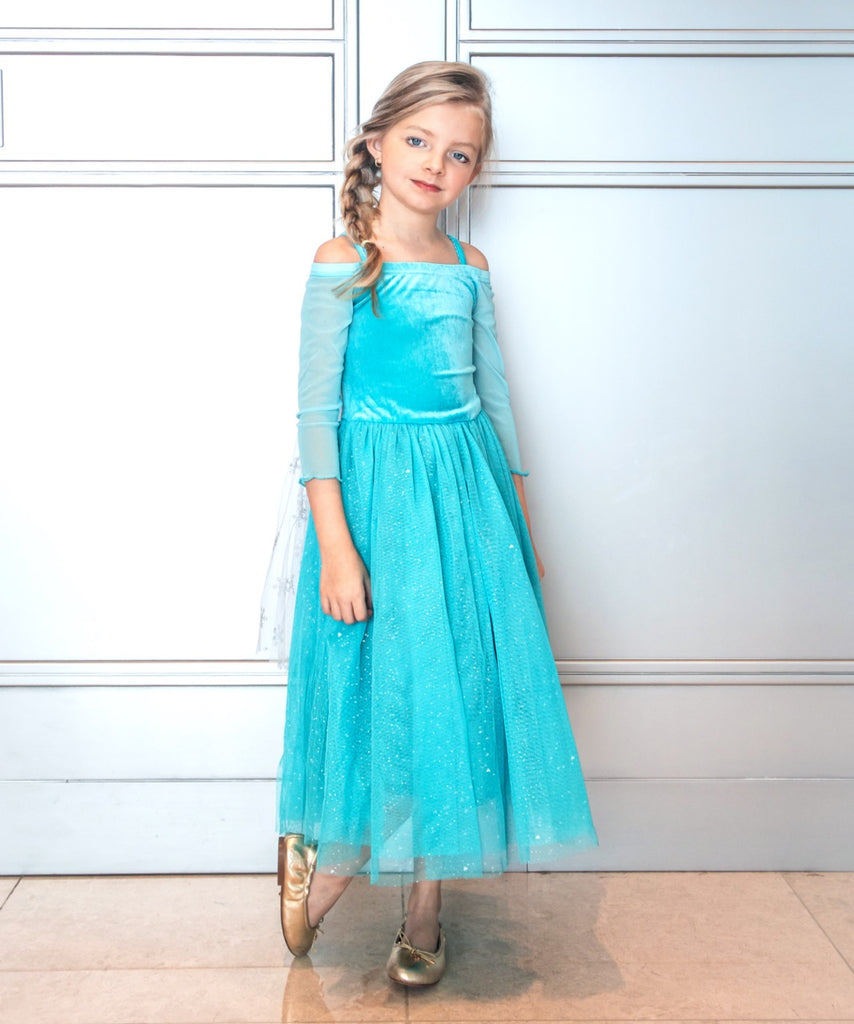 Disney Frozen Elsa Costume For Kids - Sleeping beauty Girls Princess Dress Costume Dress Up Birthday Party Cosplay Outfit Kids Clothes