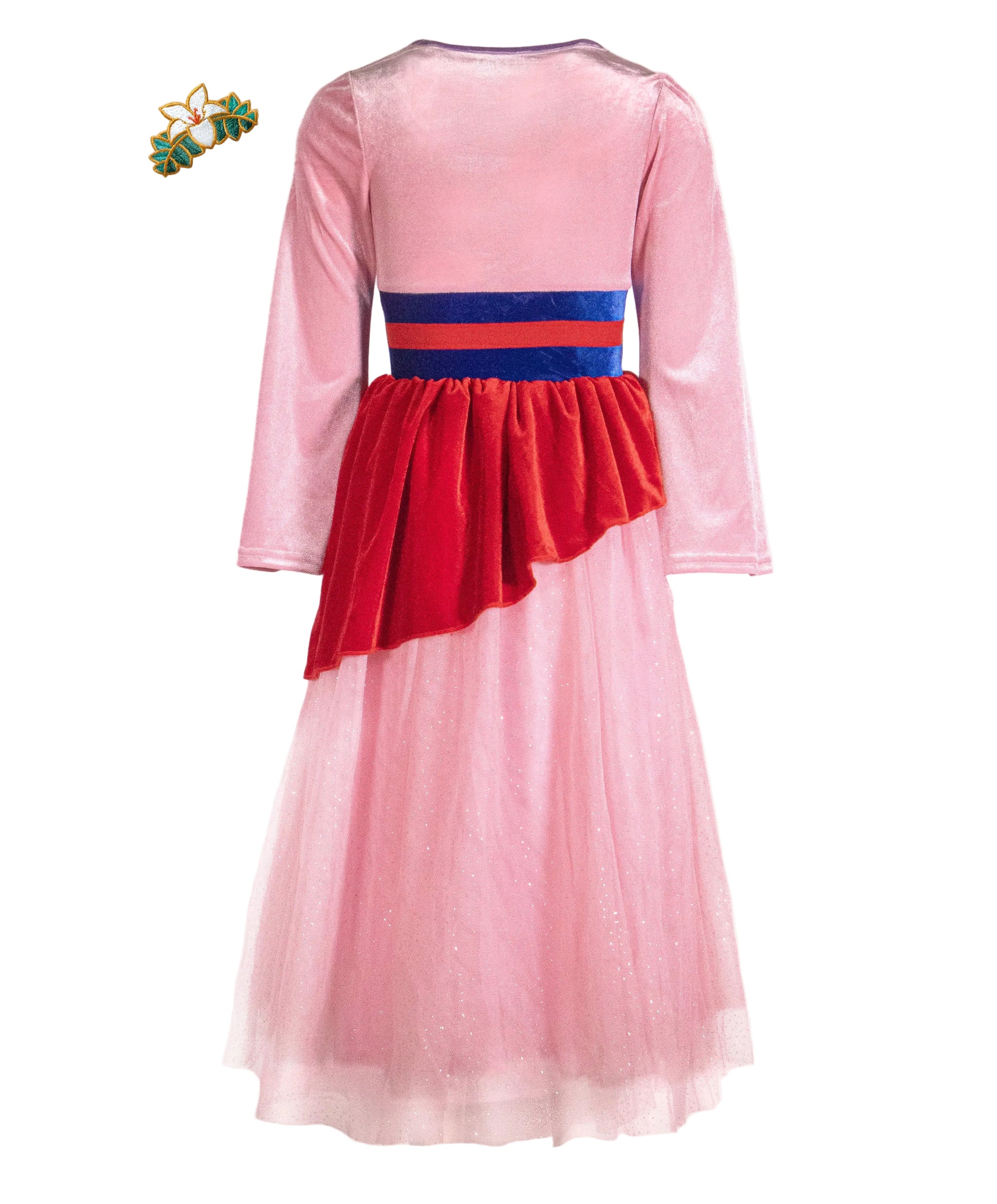 strapless open back dress The Warrior Princess Costume Dress M (6-8 Years)