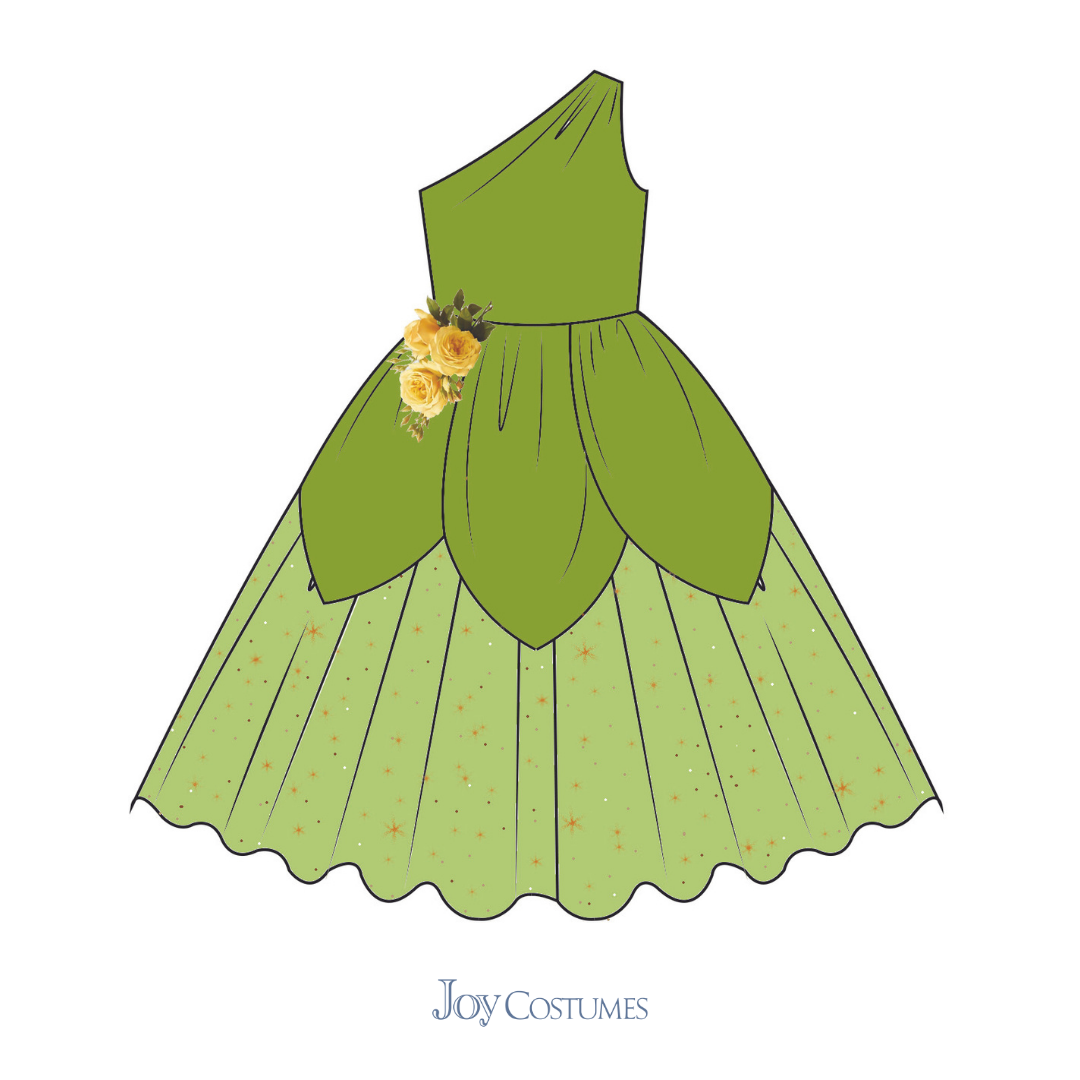 The Frog Princess/Tinker Fairy Duo Costume Dress Luxury Kids Costume by Teresita Orillac XS (2-3years) The Frog Princess/Tinker Fairy Duo Costume Dress Luxury Kids Costume by Teresita Orillac XS (2-3years)