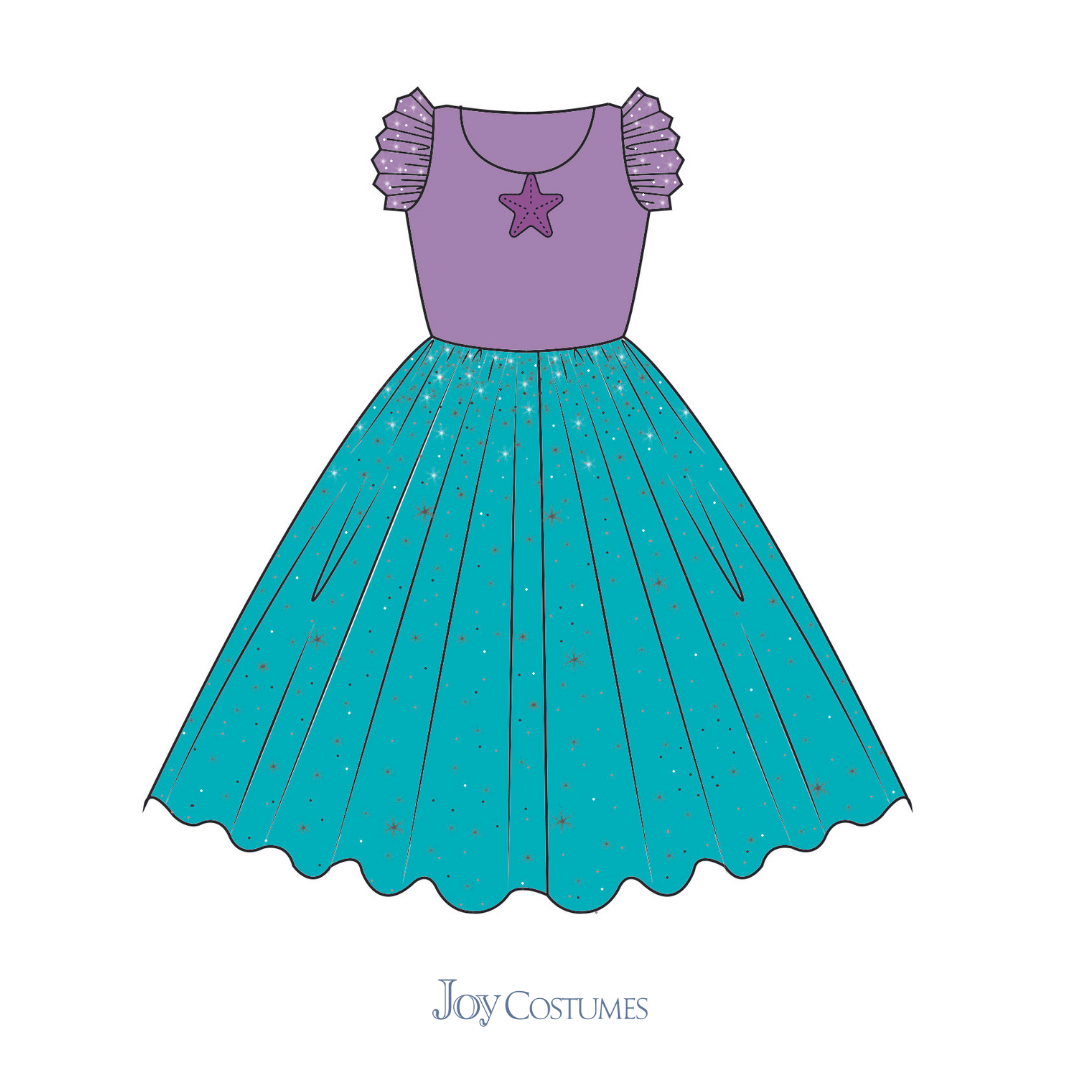 strapless open back dress The Mermaid Princess Costume Dress – Luxury Kids Costume by Teresita  Orillac – Joy Costumes