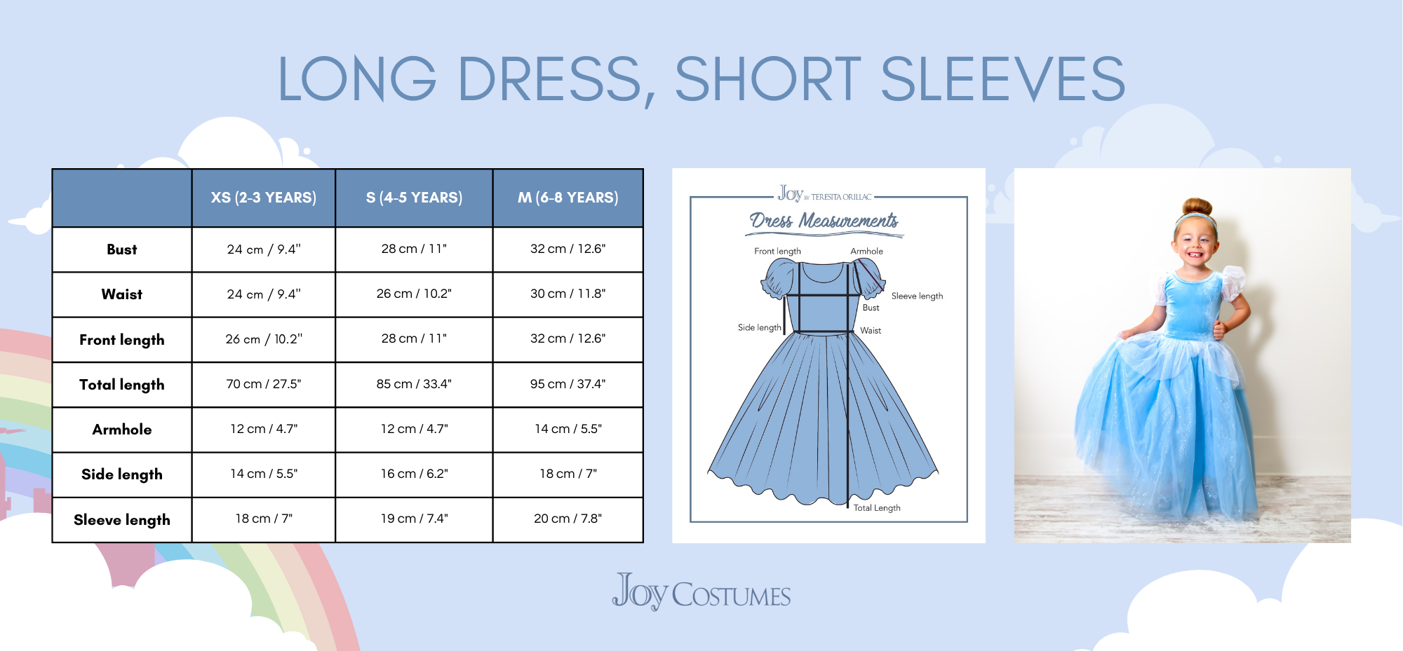 The Princess Cinderella Blue Costume Dress Luxury Kids Costume by Teresita Orillac Joy Costumes The Princess Cinderella Blue Costume Dress Luxury Kids Costume by Teresita Orillac Joy Costumes