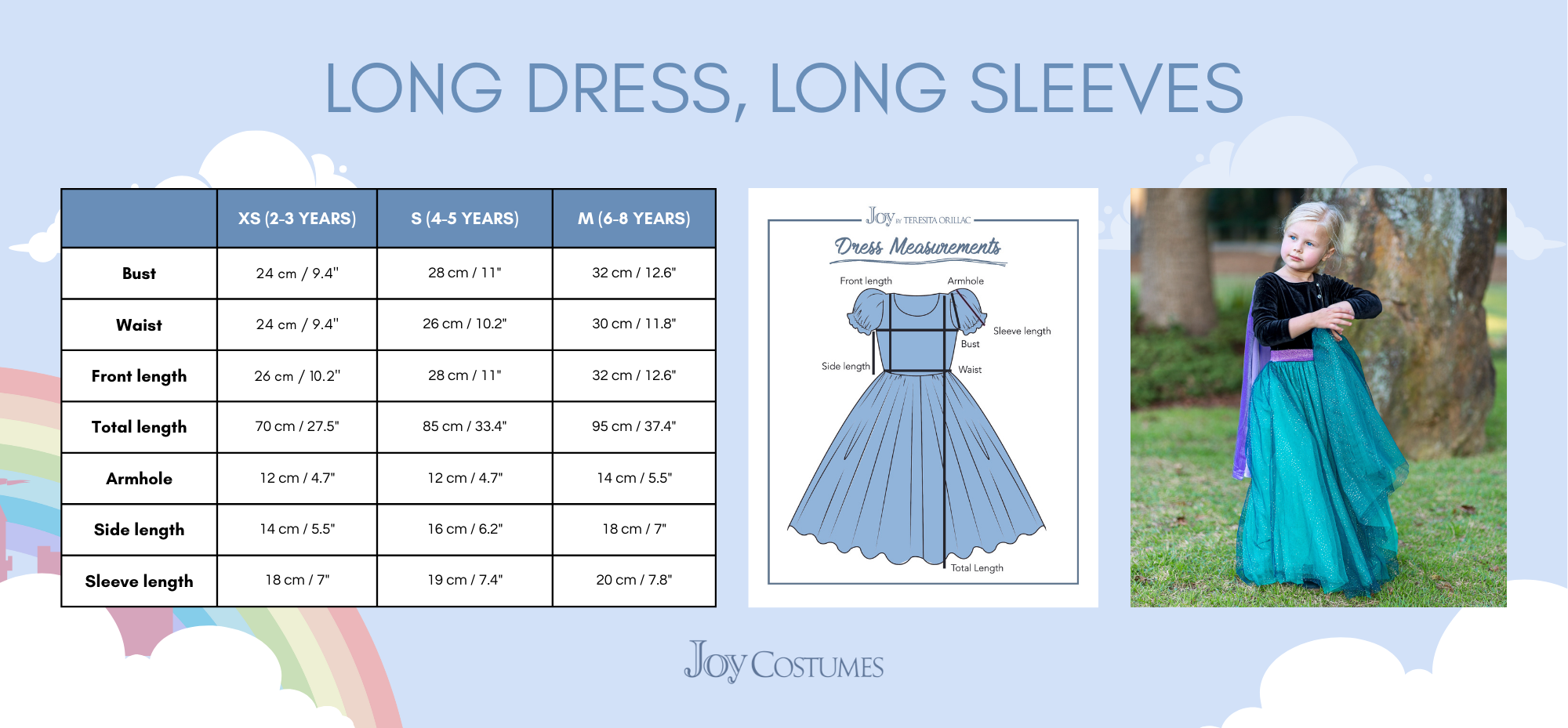 The Winter Princess to Queen Coronation Costume Dress – Luxury Kids Costume  by Teresita Orillac – Joy Costumes