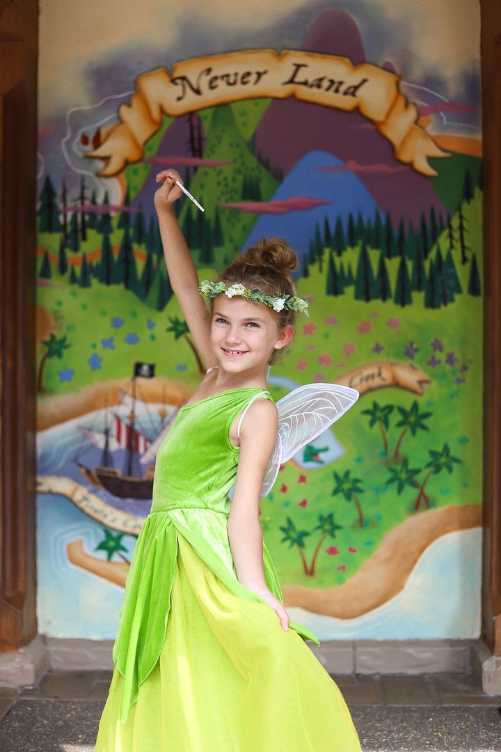 The Frog Princess/Tinker Fairy Duo Costume Dress – Luxury Kids Costume by Teresita Orillac XS (2-3years)