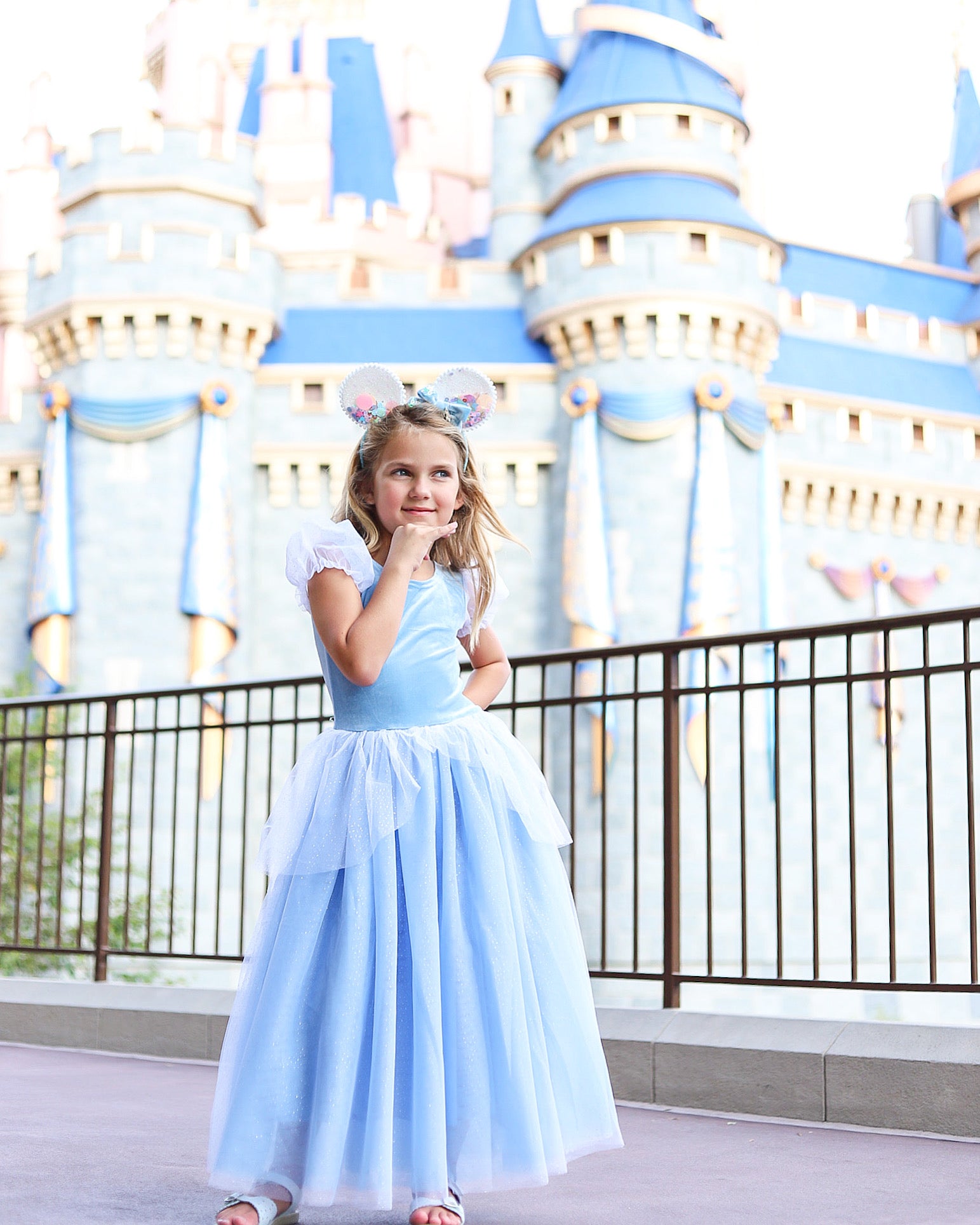 The Princess Cinderella Blue Couture Costume Dress