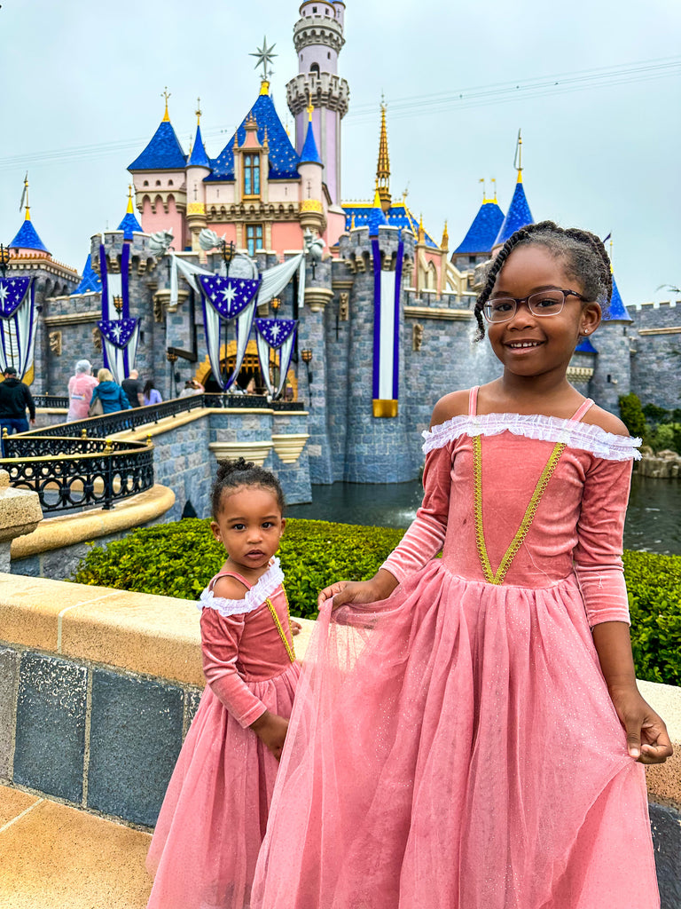 Disney Aurora Toddler little girls disney princess ballgown dress