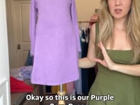 thermal Dres lining Glinda costumes purple dress Wicked 