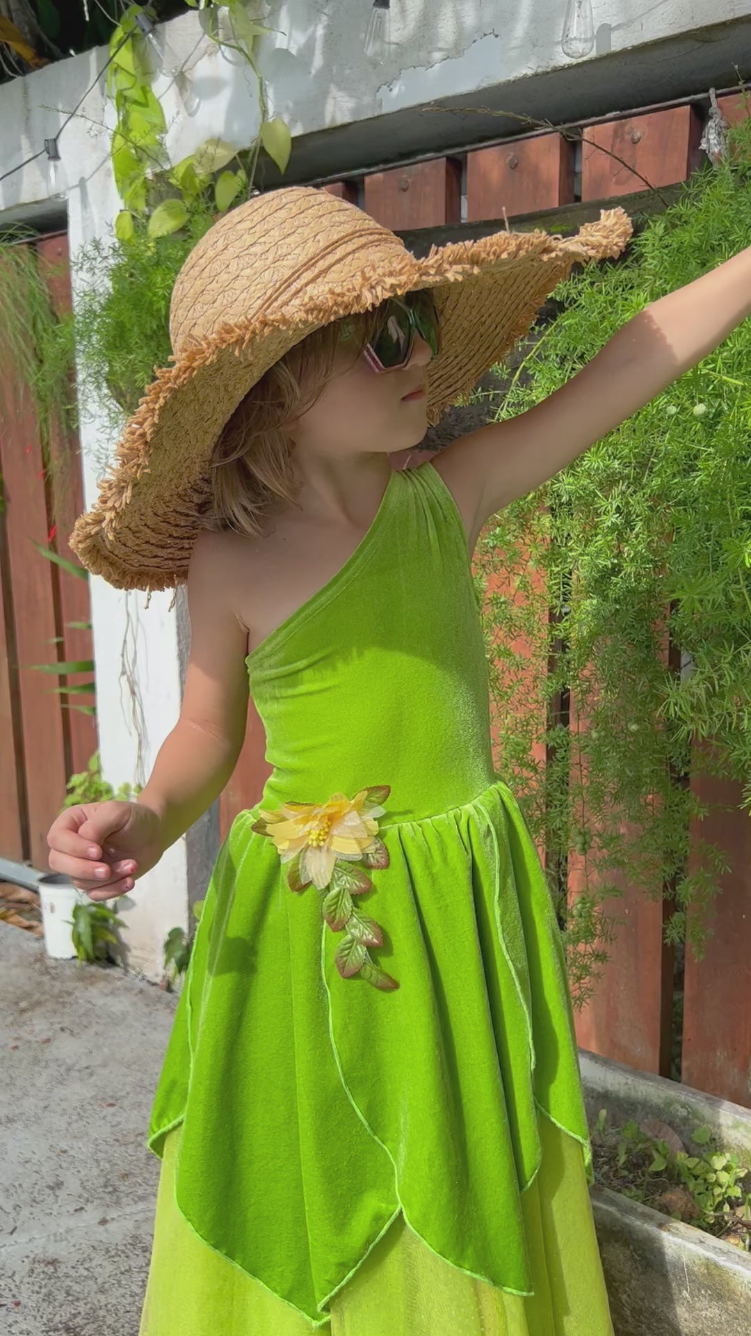 The Frog Princess/Tinker Fairy Duo Costume Dress – Luxury Kids Costume by Teresita Orillac – Joy Costumes