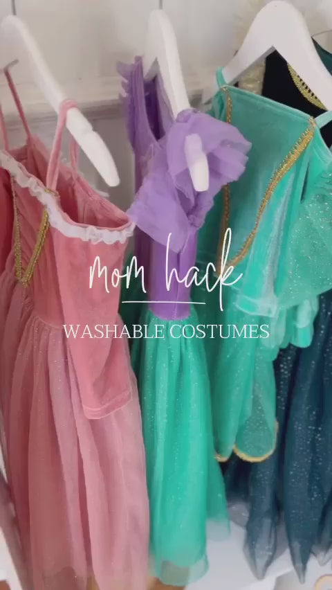 - Non itchy - No glitter mess ! - Machine washable in gentle cycle  - our dresses are created with sensory sensitive children in mind 