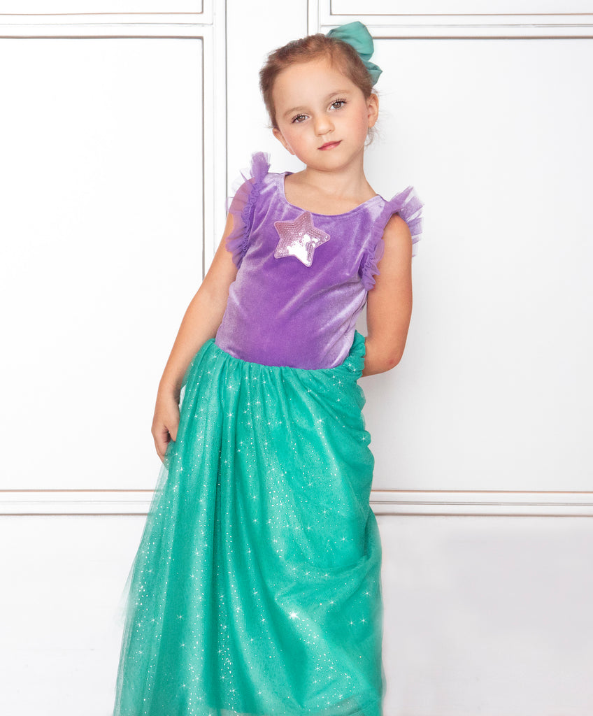 The Mermaid Princess Costume Dress – Luxury Kids Costume by Teresita Orillac S (4-5 years)