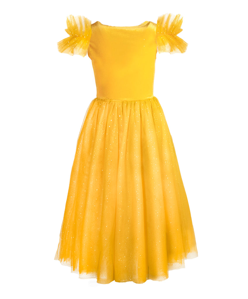 Disney Belle Beauty and the Beast Dress for 2 3 4 5 6 7 8 Year old girl