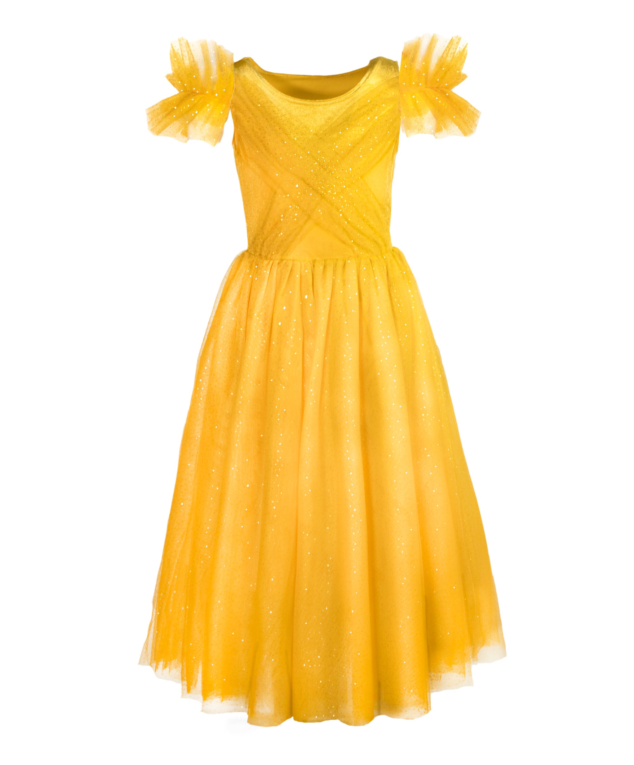 yellow belle dress The Princess Beauty Yellow Costume Dress – Luxury Kids Costume by Teresita Orillac – Joy Costumes