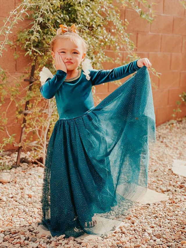 The Brave Princess Teal Costume Dress Luxury Kids Costume by Teresita Orillac Joy Costumes The Brave Princess Teal Costume Dress Luxury Kids Costume by Teresita Orillac Joy Costumes
