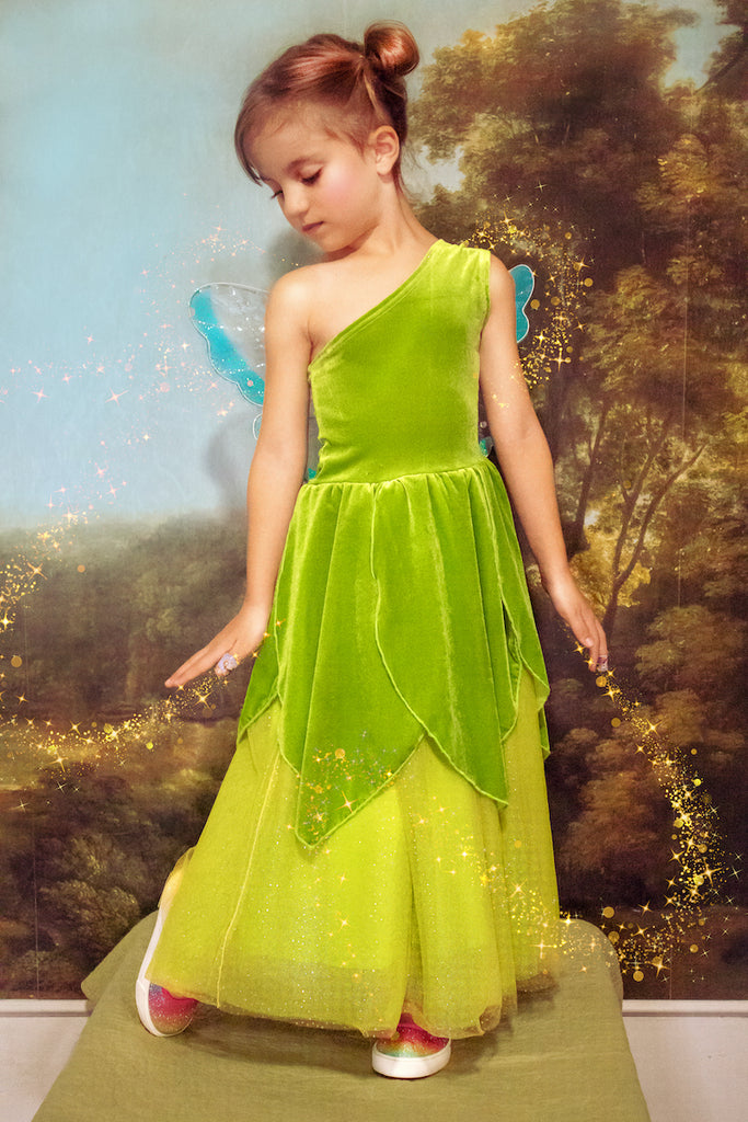 Disney Tiana The Princess and the Frog Tinker Bell Dinner cruise pageant vacation princess dress