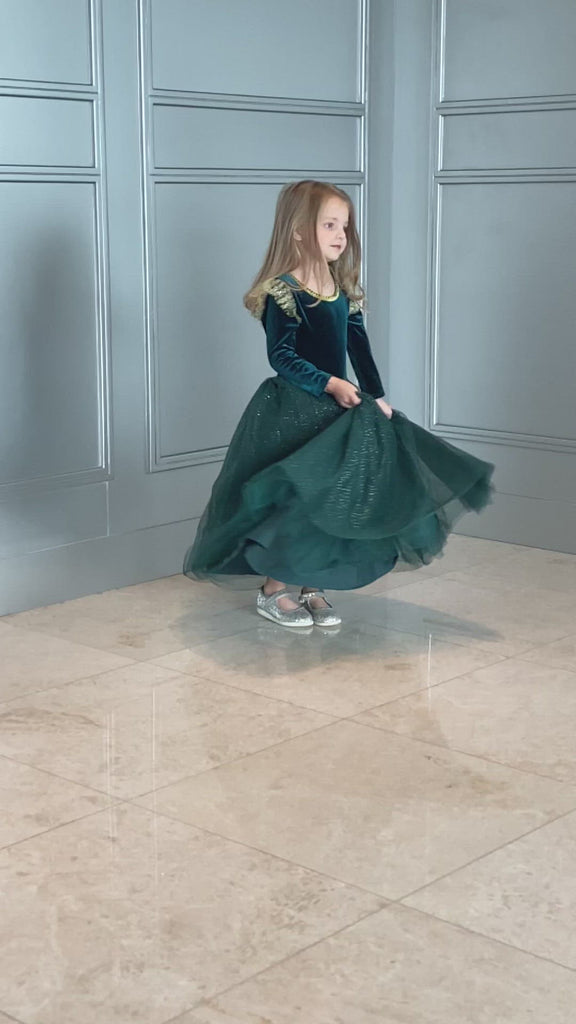 Disney inspired Merida Brave princess Joy costumes by Teresita Orillac