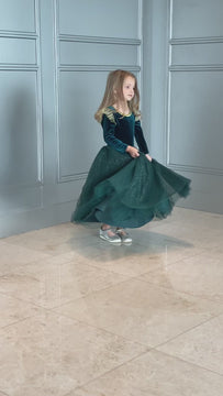 slim fit dress slacks The Brave Princess Teal Costume Dress Luxury Kids Costume by Teresita Orillac Joy Costumes