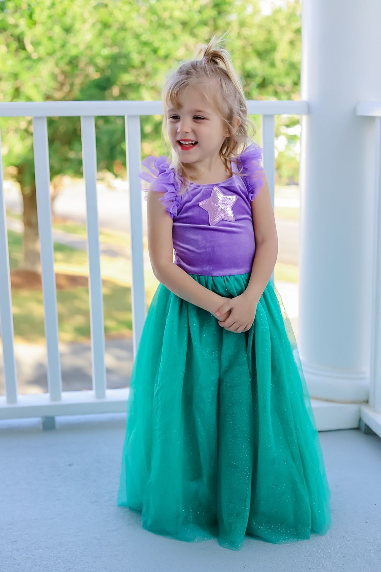 The Mermaid Princess Costume Dress – Luxury Kids Costume by