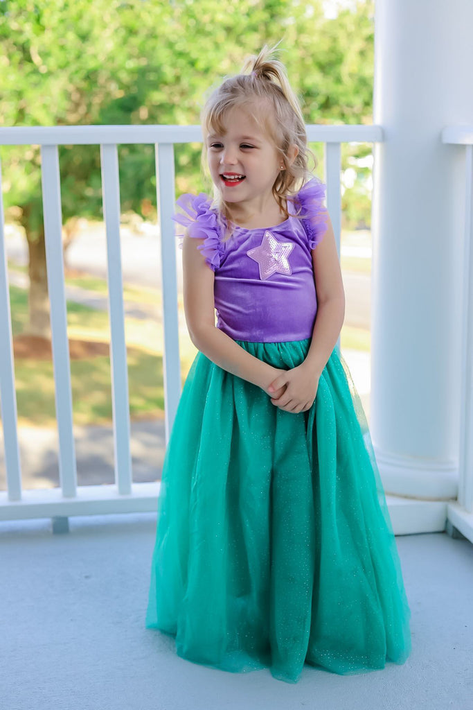 Disney Ariel Classic The Little Mermaid cruise pageant vacation princess dress