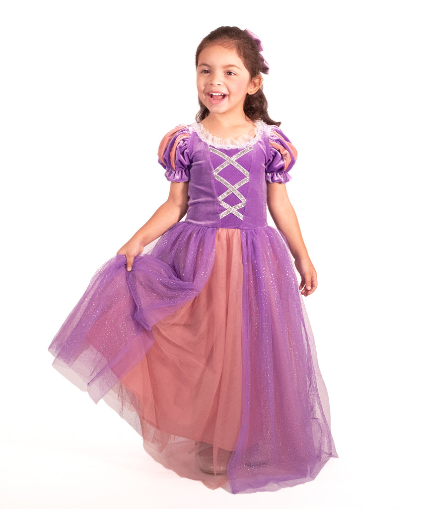 Disney rapunzel tangled Toddler little girls disney princess ballgown dress